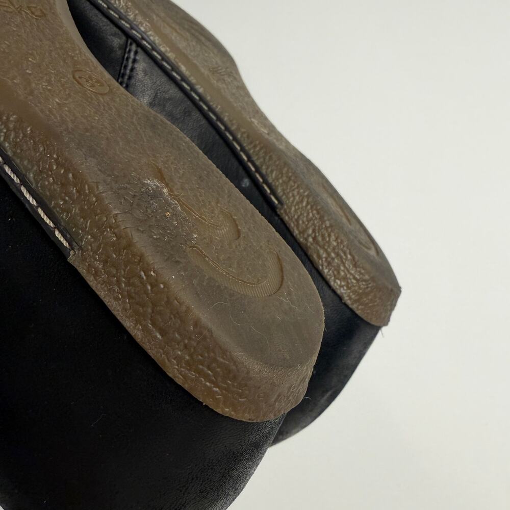 Dansko Black Leather Mary Jane Wedge Shoes Comfortable Casual Size 39 (8.5-9) - Picture 8 of 16